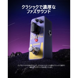 Donner Fuzz Effect Fuzz Pedal Mini Fuzz Pedal True Bypass Stylish Fuzz II