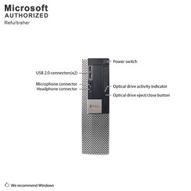 Dell Optiplex 980 Desktop / SFF High Performance Computer PC, Intel Core i5-650 Processor 3.2GHz, 8GB DDR3 Memory, 500GB HDD, Windows 10 Professional (Renewed) (500GB HDD DVW)