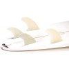 DORSAL Surfboard Fins Quad 4 Set FCS Compatible Medium Natural