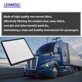 LENMISO Cabin Filter Compatible with Kenworth T660 T680 T800 T880 Peterbilt 387 567 579 Replace PA30269 S-9034 F37-1018 (Pack of 4)