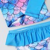 QPANCY - Traje de baño para niñas con protección solar