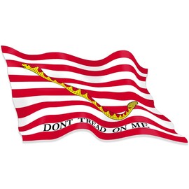 AV Navy Jack Flag Waving Sticker, First U.S. Naval Jack Decal Vinyl for Cars, Trucks, Laptops, and Coolers (6 X 11 Inch)