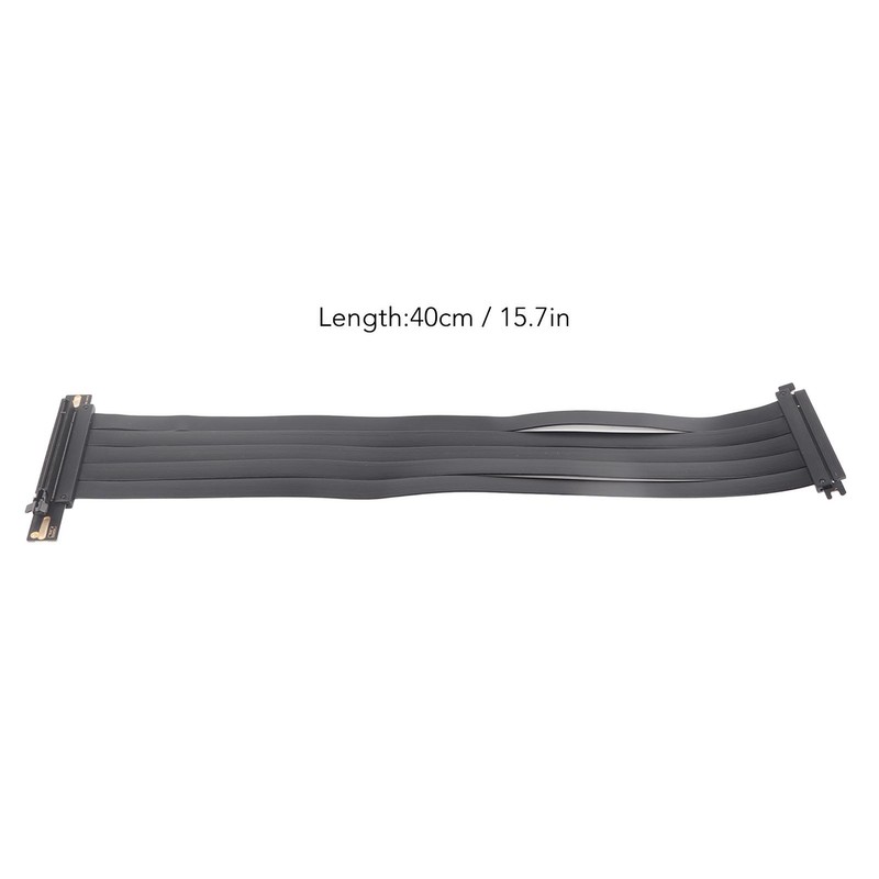 PCIE 4.0 X16 Extender Right Angle 64GB/s Shielded Plug and