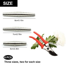 Garden Shears Spring Replacement, Spring for Secateurs, Garden Shears Spring, Replacement Springs for Secateurs, Stainless Steel Lopper Replacement Springs, Replacement Spring for Secateurs, 6/7/8 cm,