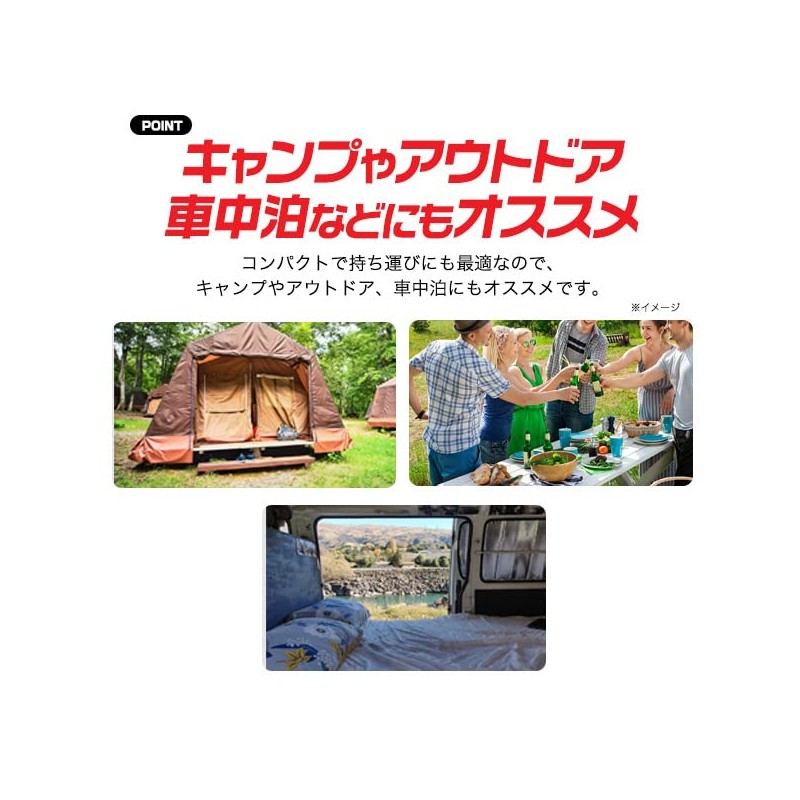 Air Mat, Camping, Disaster Prevention, Simple, Lightweight, Compact, Size S,