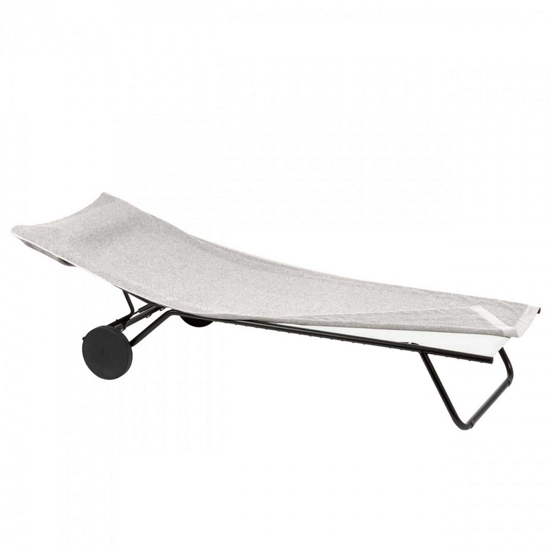 Lafuma Littoral Terry Cloth Cushion 'Embrum', Grey, Approx. 200 x