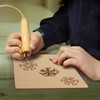 DRAGON DREW Wood Craft Boards | Unfinished Wooden Squares for