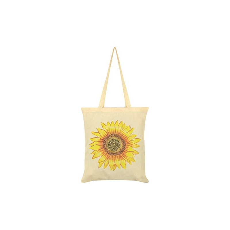 Grindstore Sunflower Tote Bag Cream 38x42cm
