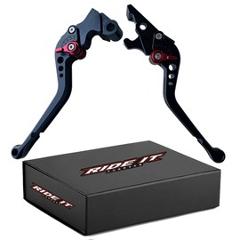 Trevor Billet Lever R-Type Black/Red YZF-R25 YZF-R3 MT-25 MT-03 YZF-R30 YZF R25 YZF R30 YZF R3 2014-2021