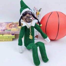 Soanwind Christmas Doll Suffed Plush Toy Red Green Monster Elf Ornament for Xmas Home Decor Gifts 2024