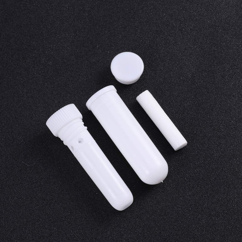 24 Pcs Essential Oil Aromatherapy Inhaler Refillable Empty Nasal Inhaler
