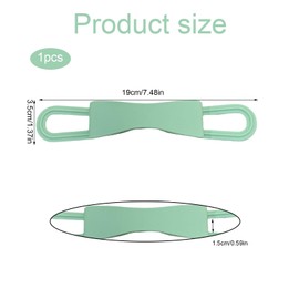 iuiiaii 1Pcs Hand Holder Strap Accessories, Hand Strap Green, Comfortable Stretchable Reading Belt Lightweight Grip Tablets Accessory for Reading in Bed Fits 4.7-8 Inch Device