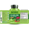 NATURELO Vegan Zinc Immune Support Capsules - Whole Food Complex