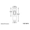 Diode Dynamics 1157 HP11 Tail Light LED Bulbs (Pair), Red