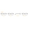 Generisch Dilem original glasses OG169 with interchangeable temples CB212 -