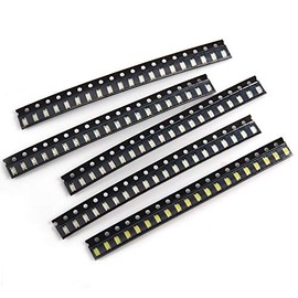 Chanzon (5 Colors x 20 pcs = 100 pcs) 1206 SMD LED Diode Lights Assorted Kit (Mini Chip 3.2mm x 1.6mm for PCB DC 20mA) Super Bright Lighting Bulb Lamps Electronics Components Light Emitting Diodes
