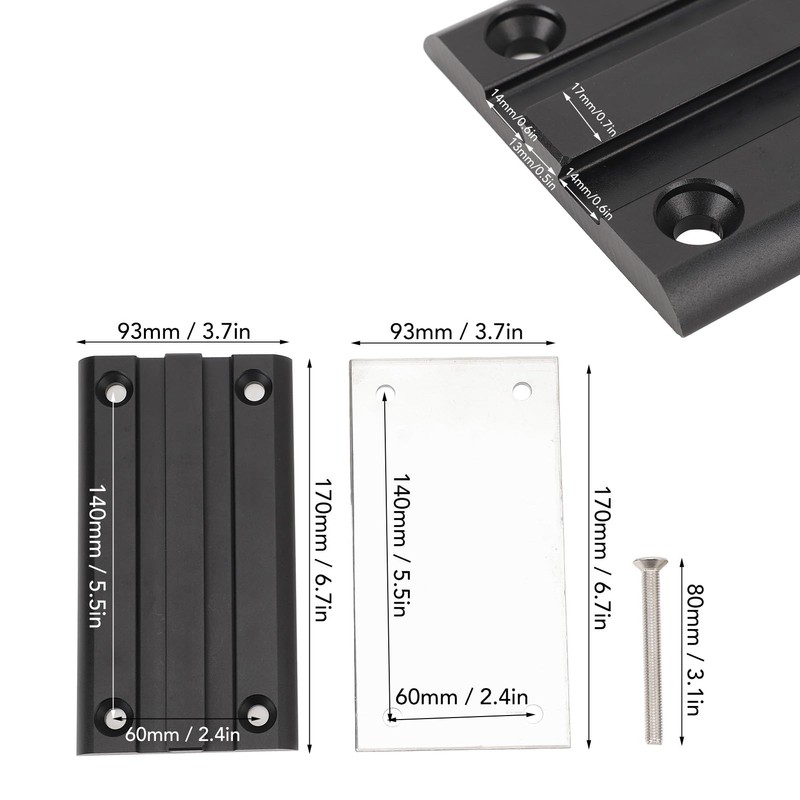 Removable RV Table Leg Bracket Aluminum Alloy Space Saving Table