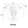Plastic 1 ½ Cup Measuring Cup Stackable Liquid Measuring Cup