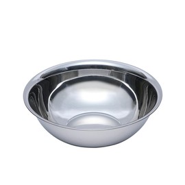 Thunder Group SLMB206 Mixing Bowl, 12.2 inches (31 cm), Approx. 26.5 fl oz (7570 ml), Heavy Duty 0.03 inch (0.8 mm) Thick, Prep Mixer, Stainless Steel Bowl, Commercial Use
