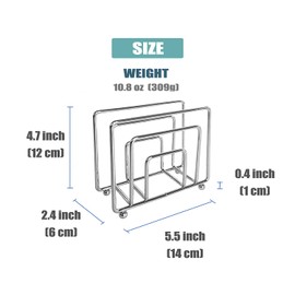 Napkin Holder Freestanding Metal Tabletop Tissue Dispenser for Tables, Dining, Kitchen, Restaurant, Picnic (Silver)