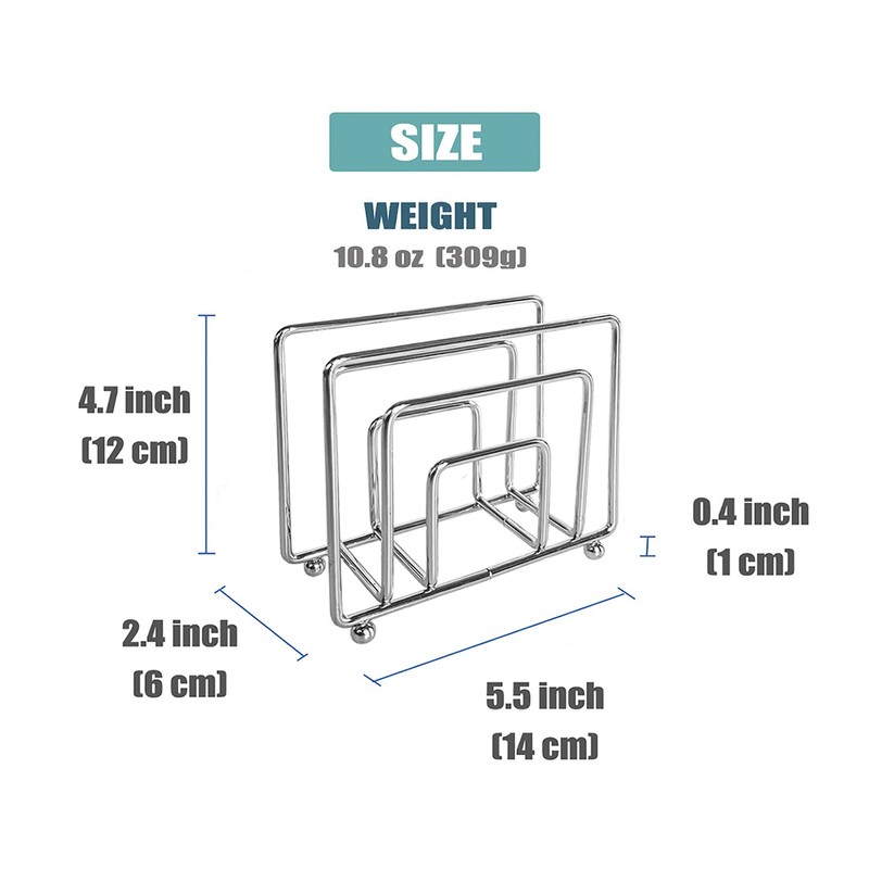 Napkin Holder Freestanding Metal Tabletop Tissue Dispenser for Tables, Dining,