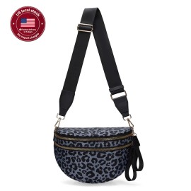 Waterproof Nylon Fanny Pack Crossbody Waist Bags Belt Sport Dumpling Shoulder Saddle Bag for Womencolor: Rose red checkered
