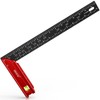 16" Carpenter Square Ruler,Multi-Angle Scribe Mark,Right Angle Ruler Woodworking Square
