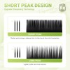 NAGARAKU Individual Eyelash Extensions, Luxury Collected Classic Single Lashes Upgraded