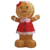 Valentines Day Inflatables Gingerbread Girl Waterproof Thickened Blow Up Gingerbread