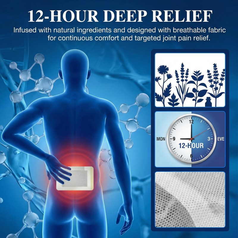 Natural Sirdika Relief Patch – Repair Warming Adhesive for Shoulders,