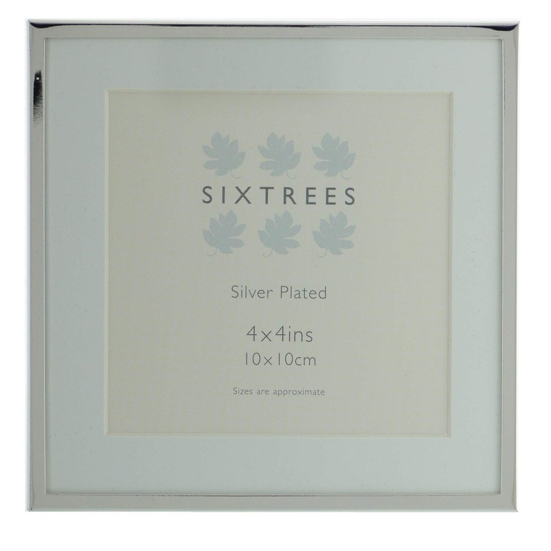 Sixtrees Park Lane 265344(MIF) Silver Plated 4 x 4 inch