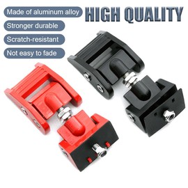 Fit for Jeep Wrangler Hood Latches - Adjustable Hood Lock Catches Kit Compatible with Jeep Wrangler JK JL 2007-2023 and Jeep Gladiator JT 2020-2024, Secure and Stylish Hood Latch (Black)