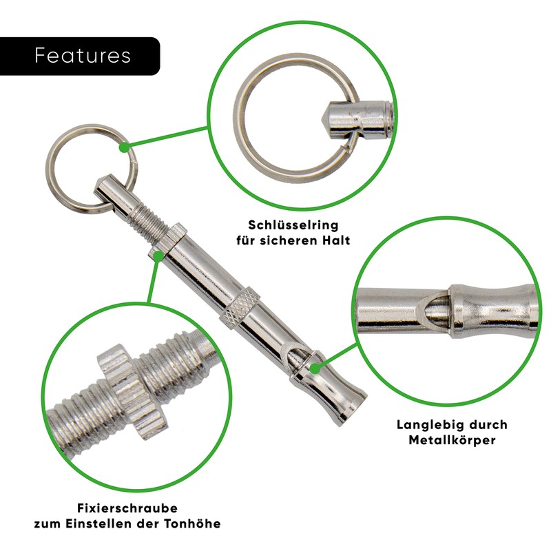 Aribari 2 x Professional Dog Whistles for Training and Training