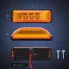 Nilight 10Pcs 3 Led Trailer Light 3.9 Inch Front Rear