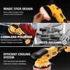 AUTIWOZ Cordless Car Buffer Polisher, 2x2000mAh 21V Batteries 5 Inch