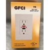 GFCI Outlet Duplex Self-Test Tamper Resistant Outlet w/Wallplate & LED