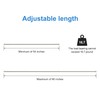 Amazer Spring Tension Shower Curtain Rod, 54-90 Inches Rust-Resistance Tension