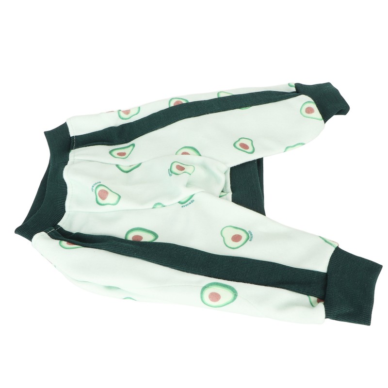 Pet Long Sleeve Pajamas Breathable Soft Elastic Cute Avocado Print