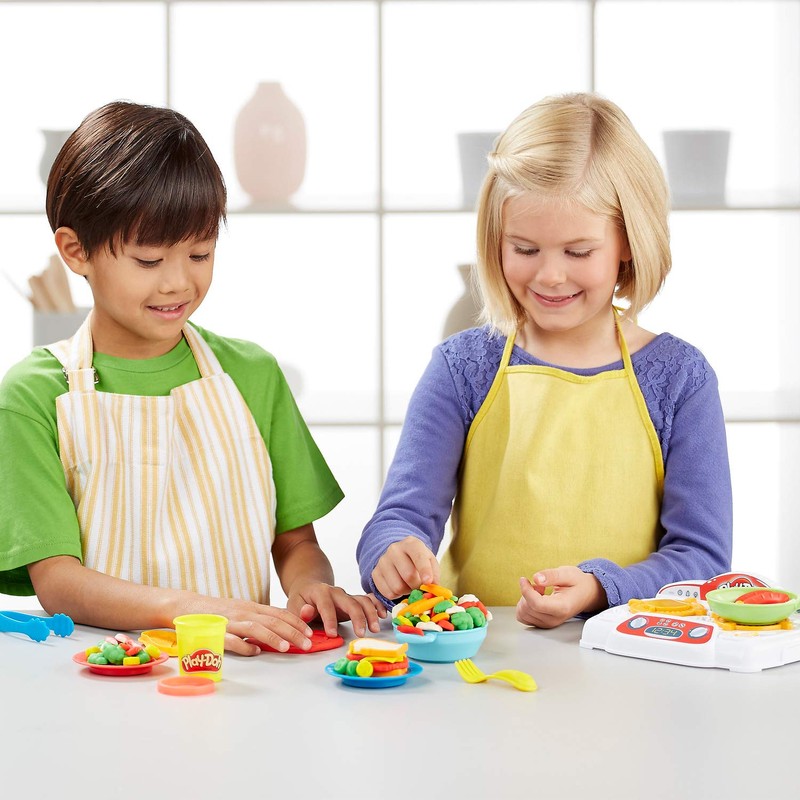 Play-Doh Kitchen Series B9014 Sizzz Ring Stove, Genuine Product