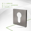 Amig - Door Escutcheon Set | Square Rosette | Matte