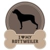 CafePress Rottweiler Dog Lover 30"x60" Absorbent Cotton Back, Soft Beach,