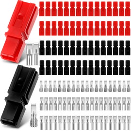 Relaxweex 120 Pcs 15A/30A/45 Amp Power Connectors Assortment Kit Power Connectors Quick Disconnect Battery Modular Terminals