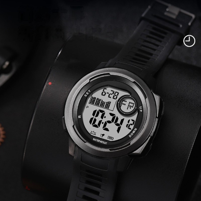 Men Digital Sports Watch Outdoor Sports Electronic Watch Shock Resistant