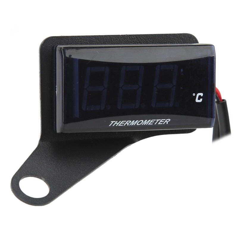 Motorcycle Digital Water Temperature Gauge Ultra Thin DC 12V LCD