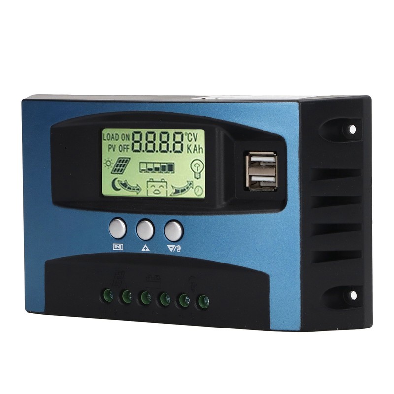 MPPT Solar Charge Controller 12V 24V Auto Identification LCD Display
