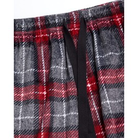 U.S. Polo Assn. Men's Pajama Pants - 2 Pack Ultra Soft Fleece Sleep and Lounge Pants (Size S-XL), Size Medium, Phantom/Charcoal Heather