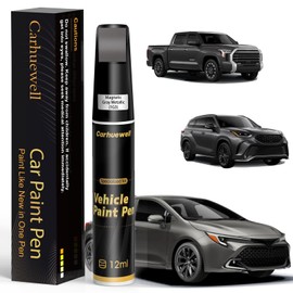 1G3 Magnetic Gray Metallic Touch Up Paint Compatible with Toyota, Exact Match Car Paint Pen Automotive Scratch Repair Remover Kit Quick & Easy Solution for Vehile Chips and Nicks