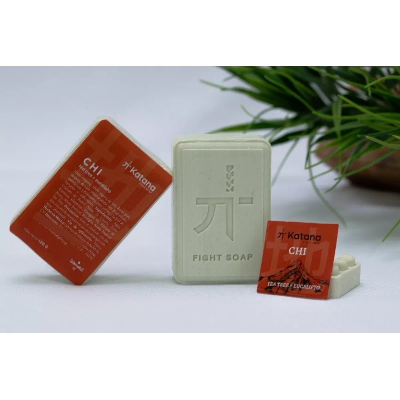 Katana Fight Soap Jabon De Tea Tree Y Eucalipto 4
