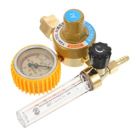 ULTECHNOVO Argon Gas Regulator Pressure Gauge Anti-fall Design for Real Monitoring User-friendly Flowmeter for Welding Applications Compatible Argon Gas Systems