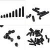 200 Pcs M3 Black Hex Socket Head Screw Steel Hex